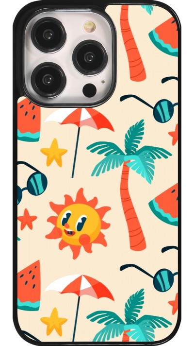 iPhone 14 Pro Case Hülle - Summer 2025 Pattern soleil