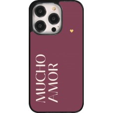 iPhone 14 Pro Case Hülle - Valentine 2024 mucho amor rosado