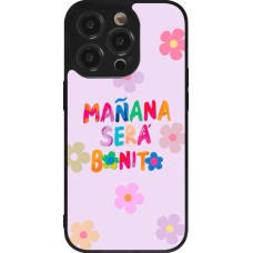 iPhone 14 Pro Case Hülle - Silikon schwarz Karol G Manana sera bonito