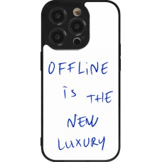 iPhone 14 Pro Case Hülle - Silikon schwarz Offline is the new luxury
