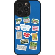 Coque iPhone 14 Pro - Silicone rigide noir Seals of the Dominican Republic DTMF