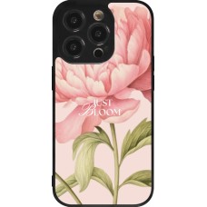 Coque iPhone 14 Pro - Silicone rigide noir Just Bloom Spring 2026