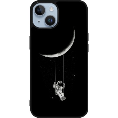 iPhone 15 Case Hülle - Silikon schwarz Astro balançoire