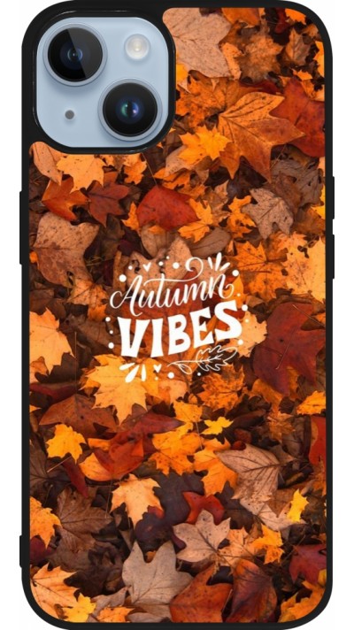 iPhone 15 Case Hülle - Silikon schwarz Autumn 25 Autumn vibes
