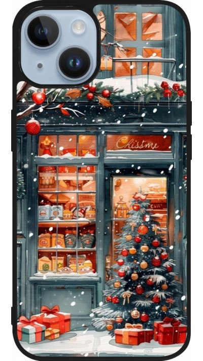 iPhone 15 Case Hülle - Silikon schwarz Christmas 25 Xmas Shop