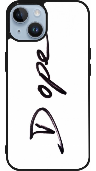 Coque iPhone 15 - Silicone rigide noir Dope