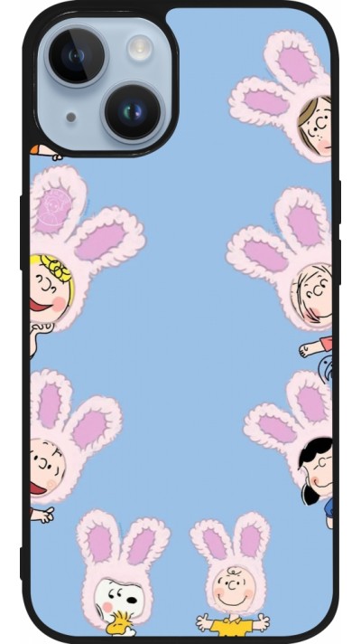 iPhone 15 Case Hülle - Silikon schwarz Easter 2026 Snoopy