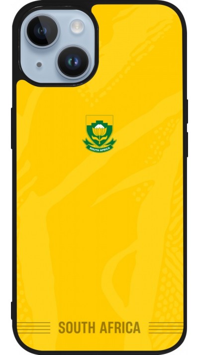 iPhone 15 Case Hülle - Silikon schwarz Südafrika 2026 personalisierbares Fussballtrikot
