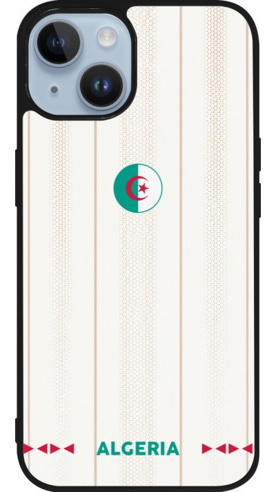 iPhone 15 Case Hülle - Silikon schwarz Algerien 2026 personalisierbares Fussballtrikot
