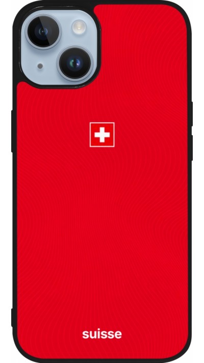 iPhone 15 Case Hülle - Silikon schwarz Schweiz 2026 personalisierbares Fussballtrikot