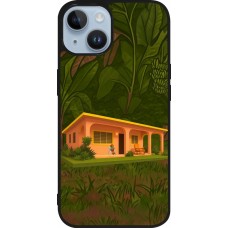 iPhone 15 Case Hülle - Silikon schwarz Benitos house DTMF