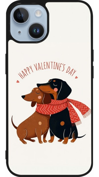 iPhone 15 Case Hülle - Silikon schwarz Saint Valentines Day 26 Happy Valentine
