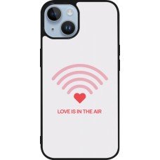 iPhone 15 Case Hülle - Silikon schwarz Saint Valentines Day 26 Love is in the air