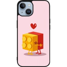 iPhone 15 Case Hülle - Silikon schwarz Saint Valentines Day 26 Puzzle