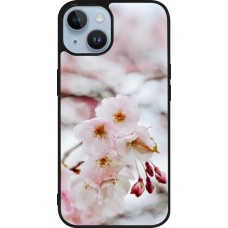 iPhone 15 Case Hülle - Silikon schwarz Cherry tree 2026