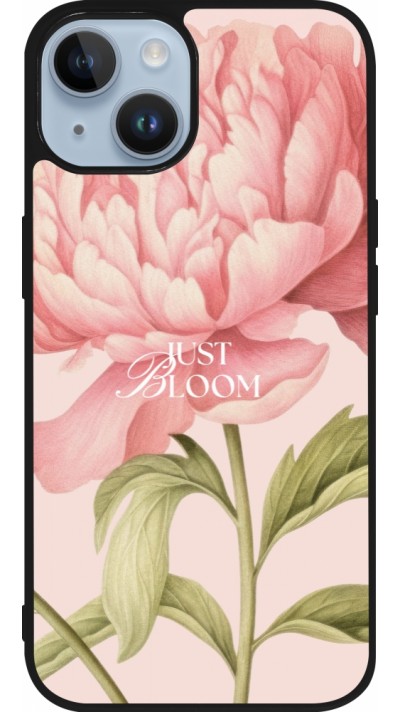 iPhone 15 Case Hülle - Silikon schwarz Just Bloom 2026