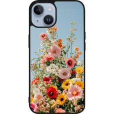 iPhone 15 Case Hülle - Silikon schwarz Spring flowers 2026