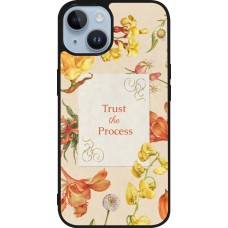 iPhone 15 Case Hülle - Silikon schwarz Trust the process 2026