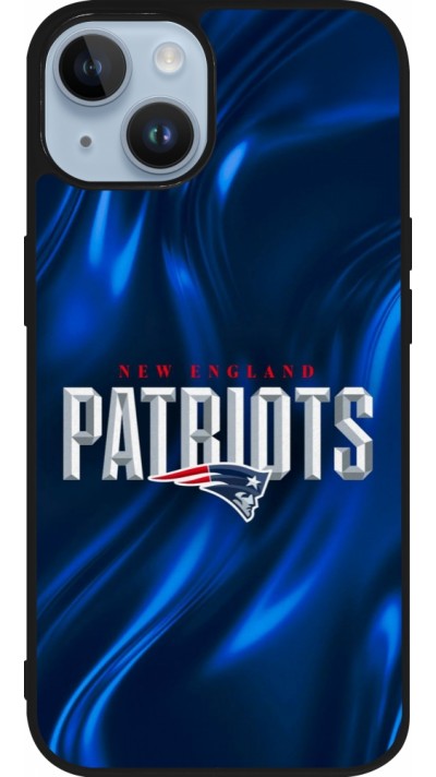 iPhone 15 Case Hülle - Silikon schwarz Super Bowl 26 Patriots 2