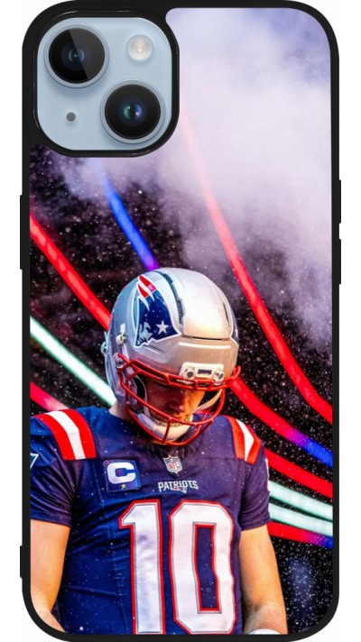 iPhone 15 Case Hülle - Silikon schwarz Super Bowl 26 Patriots 3