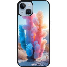 iPhone 15 Case Hülle - Silikon schwarz Artificial vegetation 2025