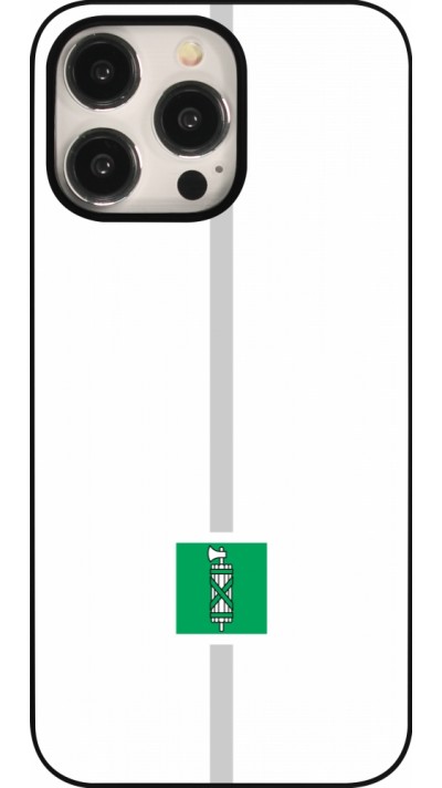 Coque iPhone 15 Pro Max - Canton SG blanc