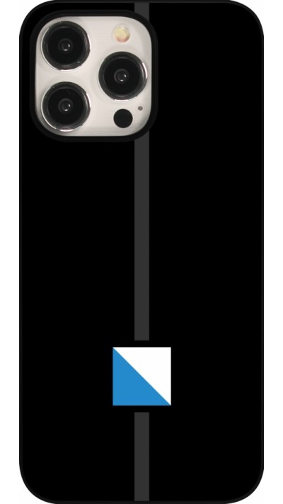 Coque iPhone 15 Pro Max - Canton ZH noir