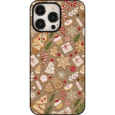 iPhone 15 Pro Max Case Hülle - Christmas 25 Pattern Ginger Cookie