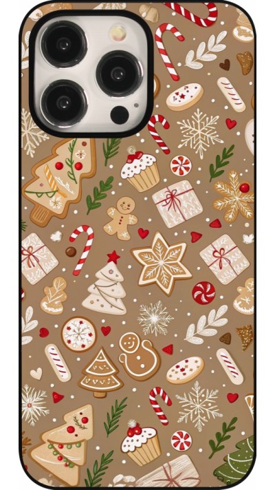 iPhone 15 Pro Max Case Hülle - Christmas 25 Pattern Ginger Cookie