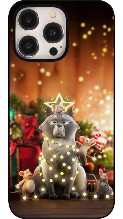iPhone 15 Pro Max Case Hülle - Christmas 25 Xmas Cat