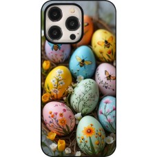 iPhone 15 Pro Max Case Hülle - Easter 2026 Eggs with bees