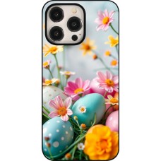 iPhone 15 Pro Max Case Hülle - Easter 2026 Eggs with flowers