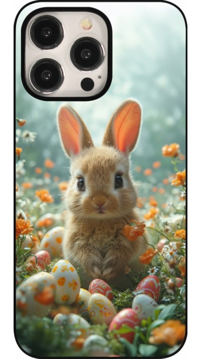 iPhone 15 Pro Max Case Hülle - Easter 2026 Rabbit in the garden