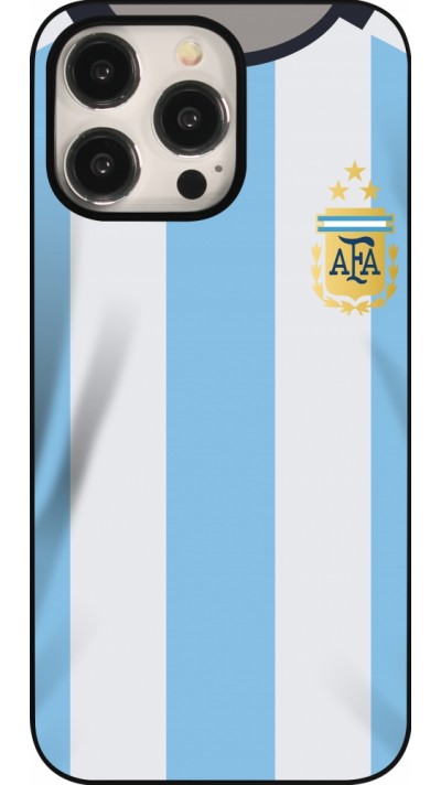 Coque iPhone 15 Pro Max - Maillot de football Argentine 2022 personnalisable Coque iPhone 15 Pro Max - Maillot de football Argentine 2022 personnalisable