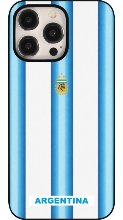 iPhone 15 Pro Max Case Hülle - Argentinien 2026 personalisierbares Fussballtrikot