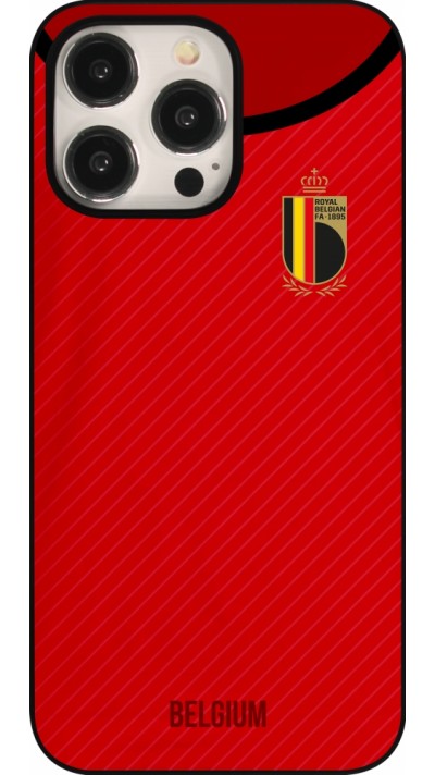 Coque iPhone 15 Pro Max - Maillot de football Belgique 2022 personnalisable Coque iPhone 15 Pro Max - Maillot de football Belgique 2022 personnalisable