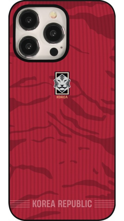 iPhone 15 Pro Max Case Hülle - Südkorea 2026 personalisierbares Fussballtrikot