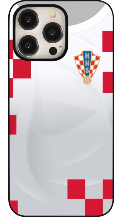 Coque iPhone 15 Pro Max - Maillot de football Croatie 2022 personnalisable Coque iPhone 15 Pro Max - Maillot de football Croatie 2022 personnalisable