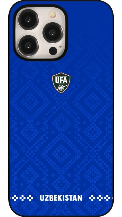 iPhone 15 Pro Max Case Hülle - Usbekistan 2026 personalisierbares Fussballtrikot