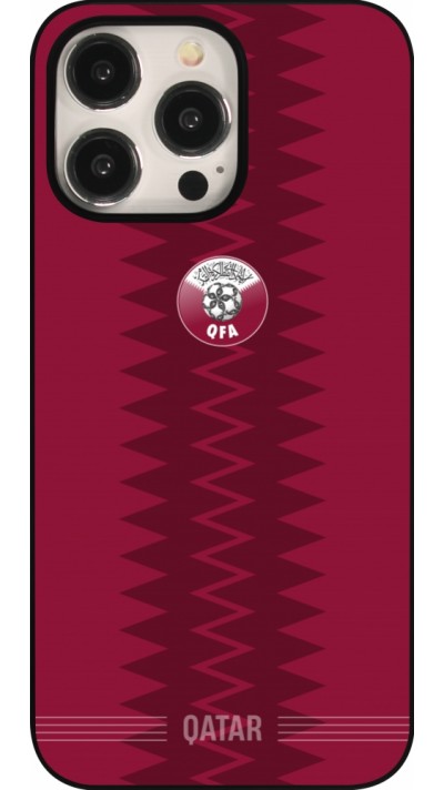 iPhone 15 Pro Max Case Hülle - Qatar 2026 personalisierbares Fussballtrikot