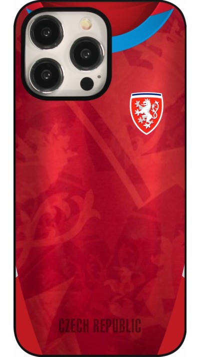 Coque iPhone 15 Pro Max - Maillot de football République Tchèque personnalisable Coque iPhone 15 Pro Max - Maillot de football République Tchèque personnalisable
