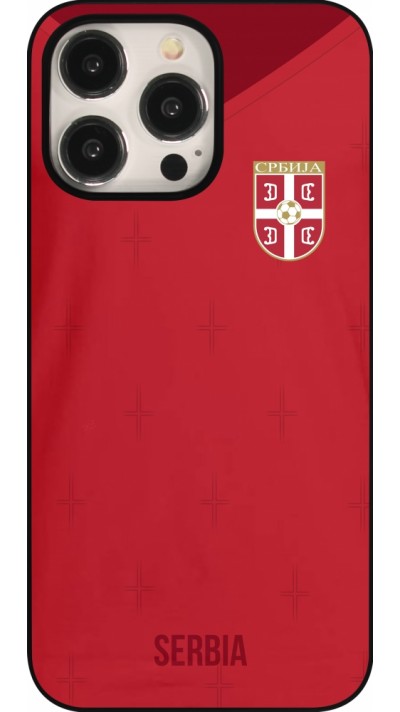 Coque iPhone 15 Pro Max - Maillot de football Serbie 2022 personnalisable Coque iPhone 15 Pro Max - Maillot de football Serbie 2022 personnalisable