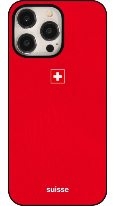 iPhone 15 Pro Max Case Hülle - Schweiz 2026 personalisierbares Fussballtrikot