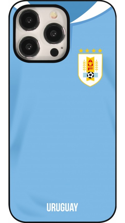 Coque iPhone 15 Pro Max - Maillot de football Uruguay 2022 personnalisable Coque iPhone 15 Pro Max - Maillot de football Uruguay 2022 personnalisable