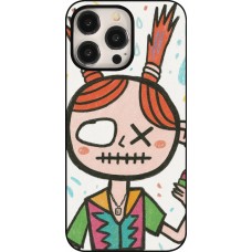 iPhone 15 Pro Max Case Hülle - Little Girl Sketch