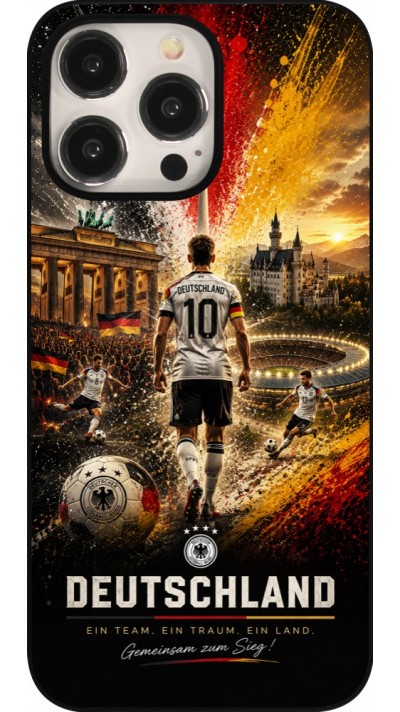 iPhone 15 Pro Max Case Hülle - Fussball Deutschland splash 2026