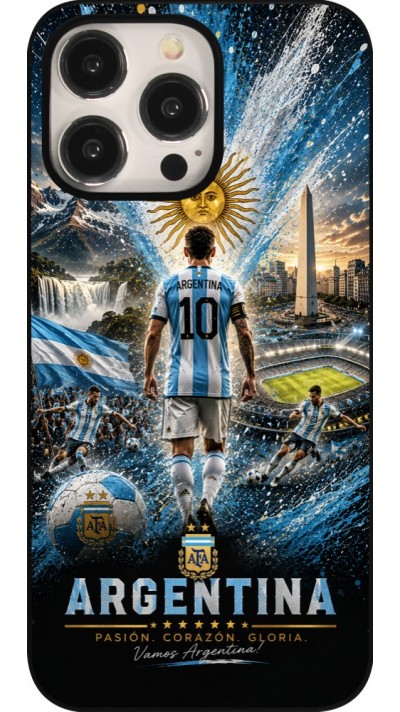 iPhone 15 Pro Max Case Hülle - Fussball Argentinien splash 2026