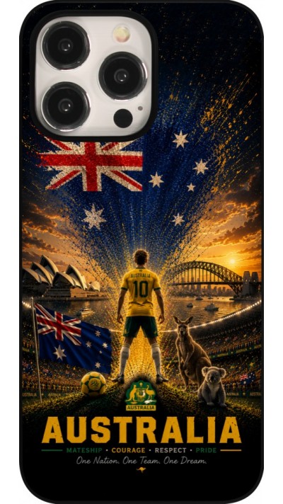iPhone 15 Pro Max Case Hülle - Fussball Australien splash 2026