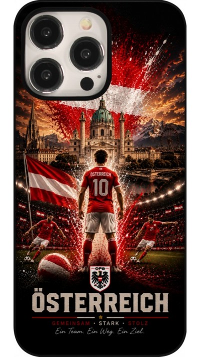 iPhone 15 Pro Max Case Hülle - Fussball Österreich splash 2026