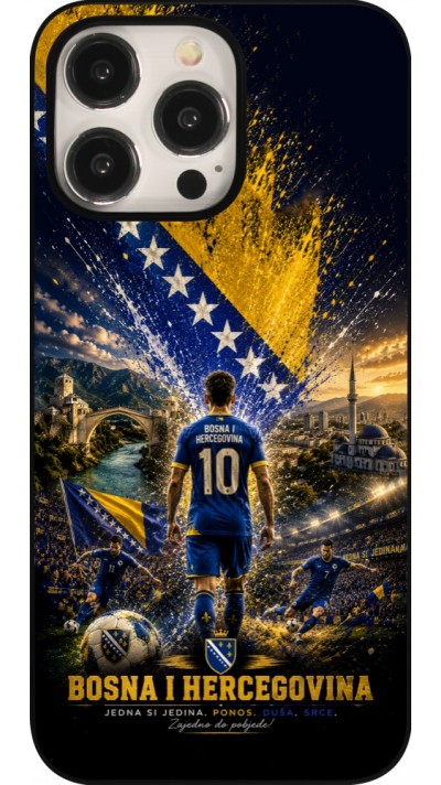 iPhone 15 Pro Max Case Hülle - Fussball Bosnien und Herzegowina splash 2026
